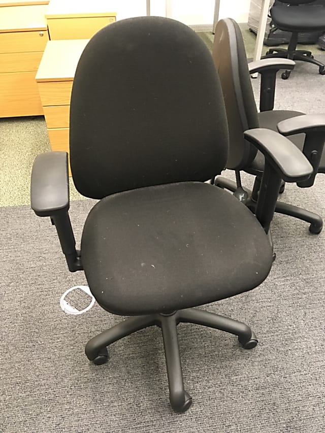 Office chair on wheels