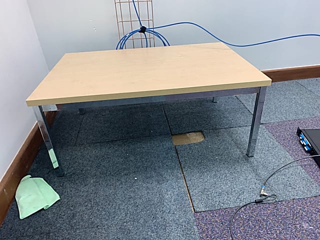 Small beech desk 90cm