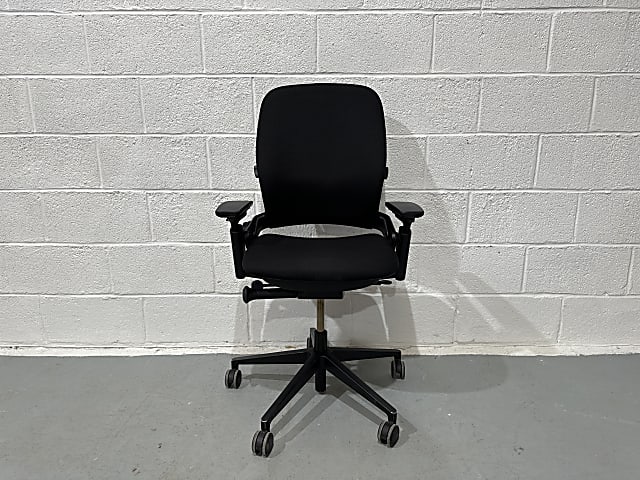 Black Steelcase leap v2  chair