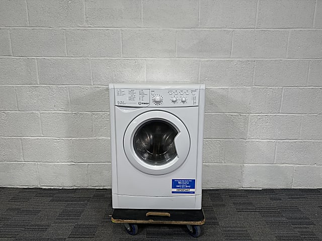 Indesit IWDC 6125 Washer Dryer Freestanding Front-Load Stainless Steel