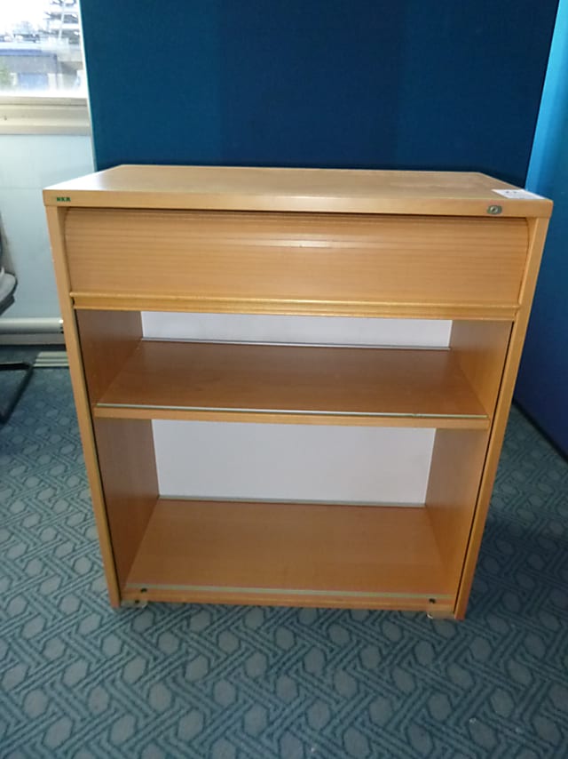 Wooden Cabinet with roller door