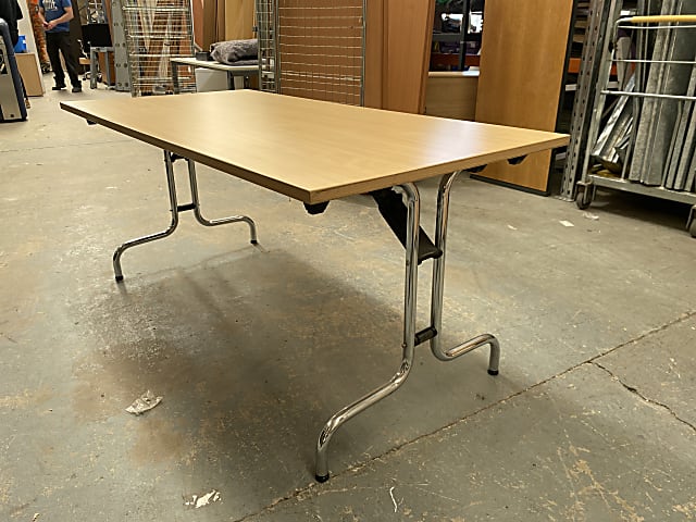 Haworth folding table desk