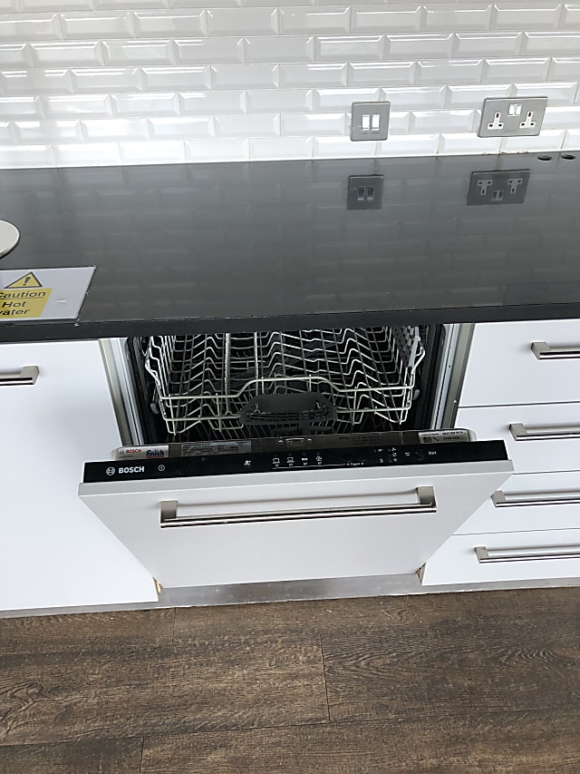 Bosch integrated dishwasher