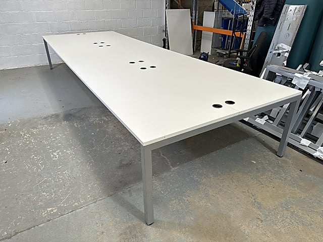 Connex 6 person bench desk - each top 160cm