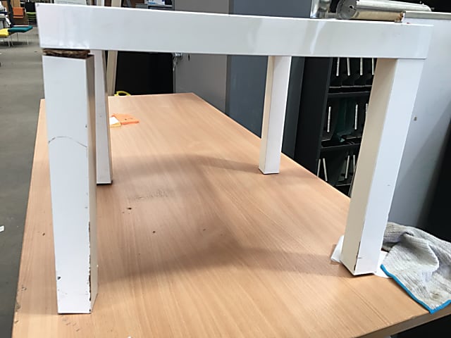 Waste ikea table