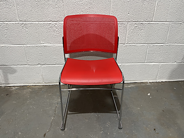 Boss Design Starr red sled chair