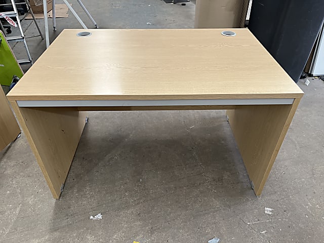 Small beech desk unit