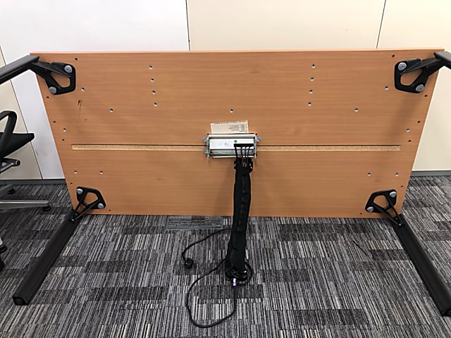 Haworth Meeting room table with power units