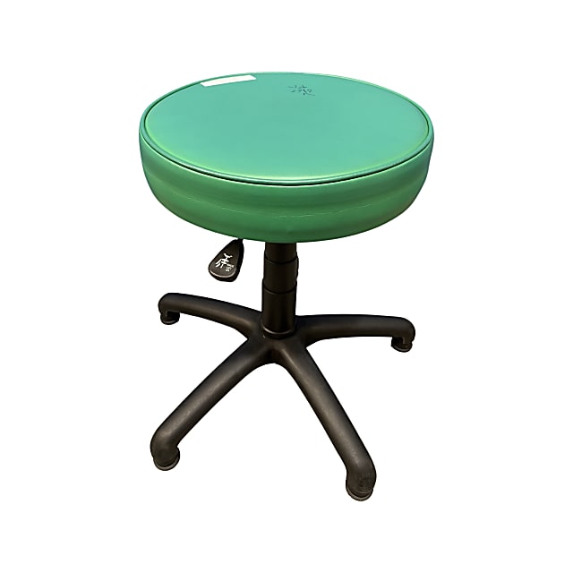 Height adjustable Low Stool green - set of 6