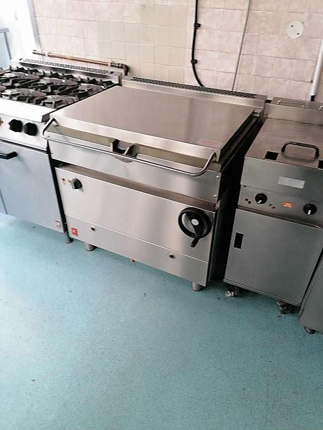 stainless steel gas grill and gas range oven