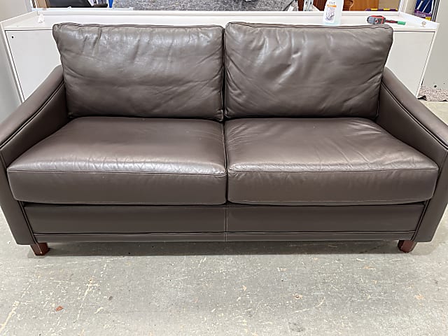 Brown leather Sofa