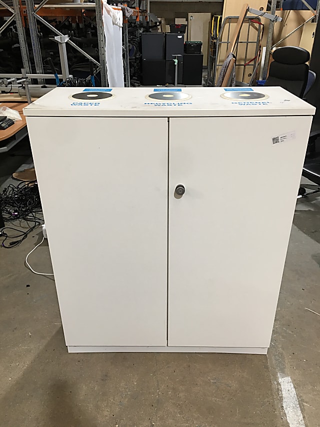 Office Recycling Station cabinet for the office - paper, recycling and general waste cabinet