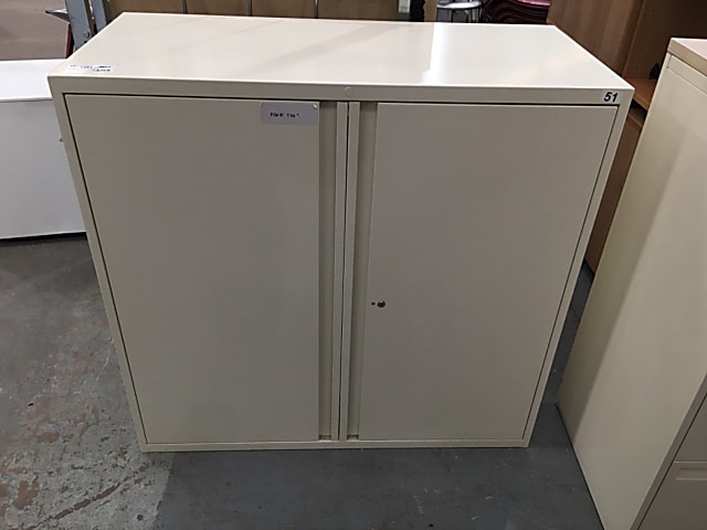 Metal cabinet with shelves 