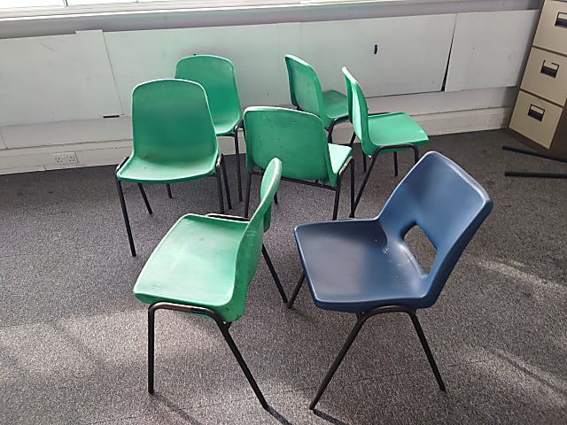 stackable chair (varied)