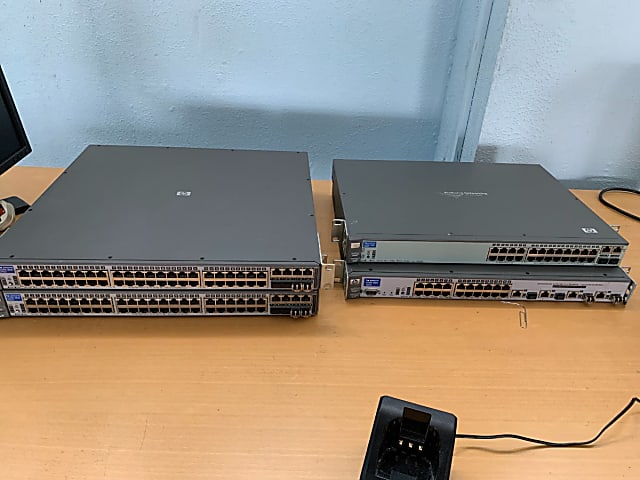 HP Procurve network switch - ONE LOT of 9