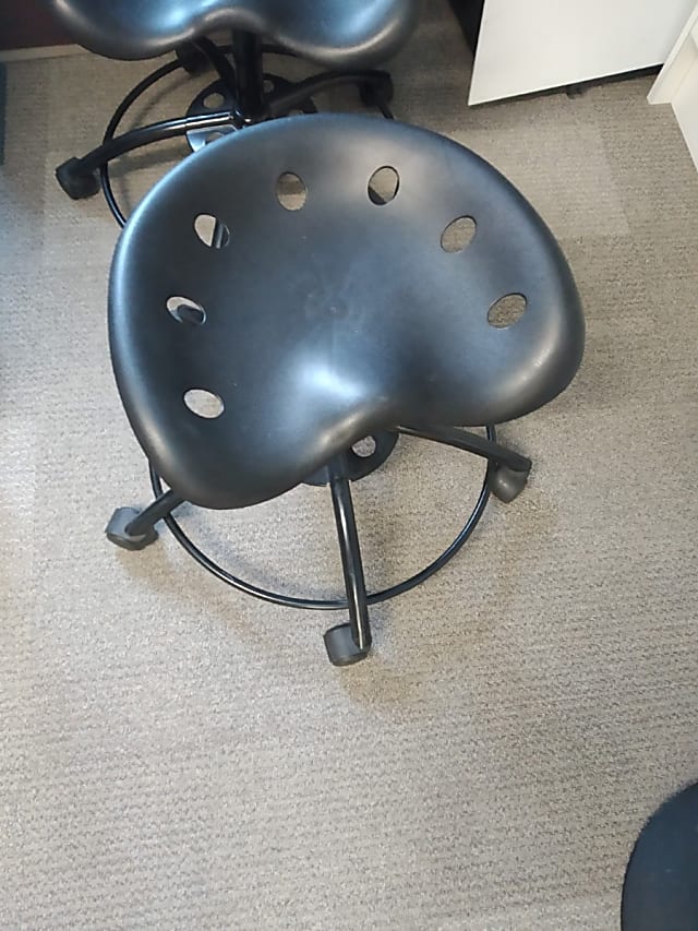 Small stool on wheels