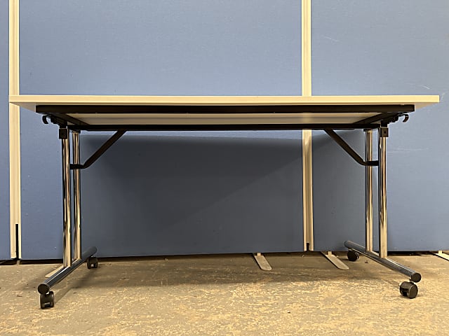 Senator white folding Table