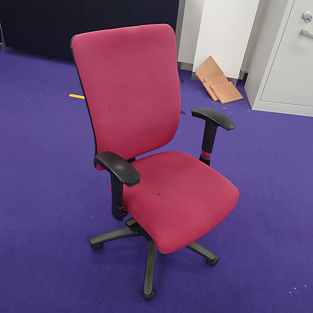 Red operator chair