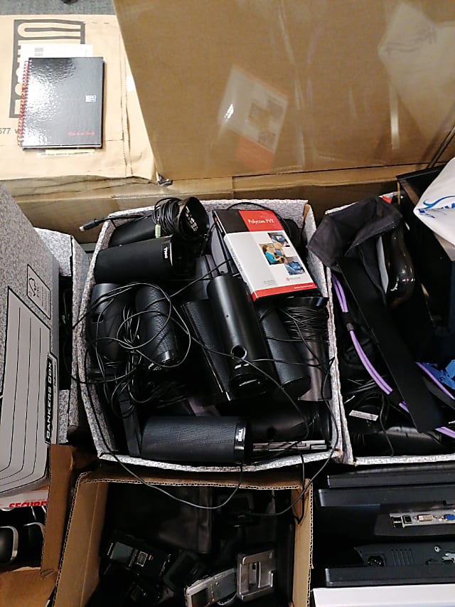 Box of IT equipment