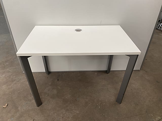 small white desk