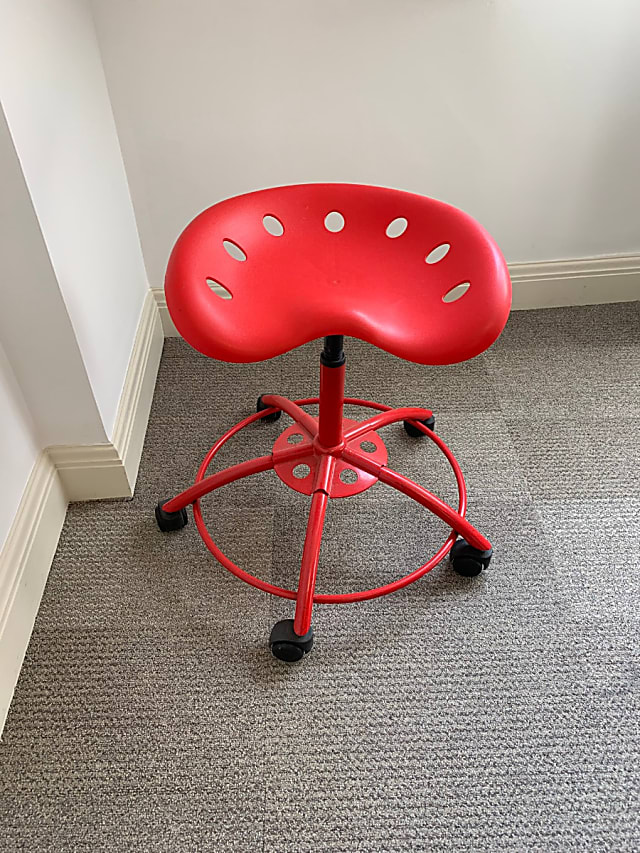 Red stool