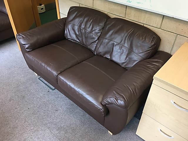 Leather sofa - 2 seater