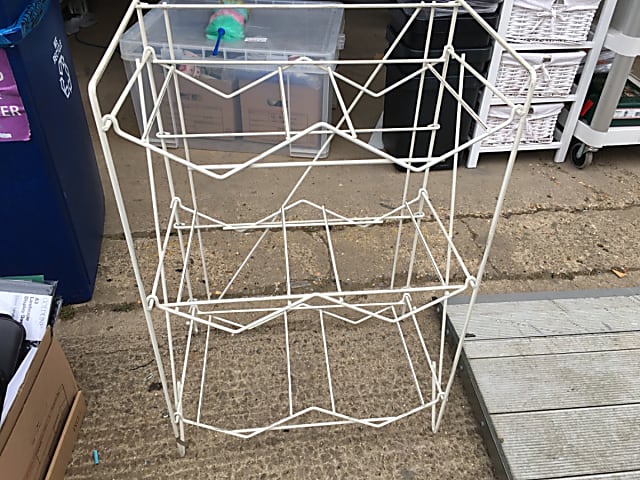 Water bottle storage frame