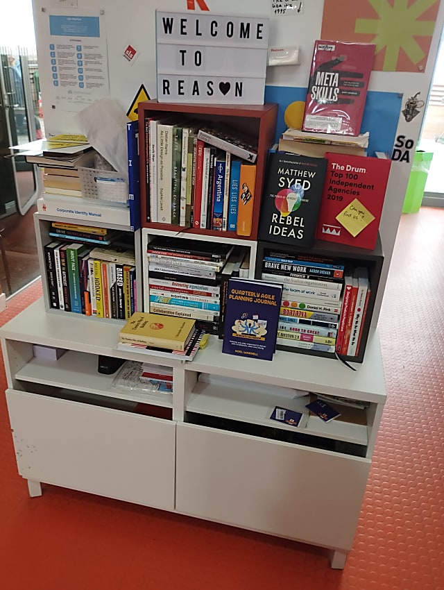 Crate of books