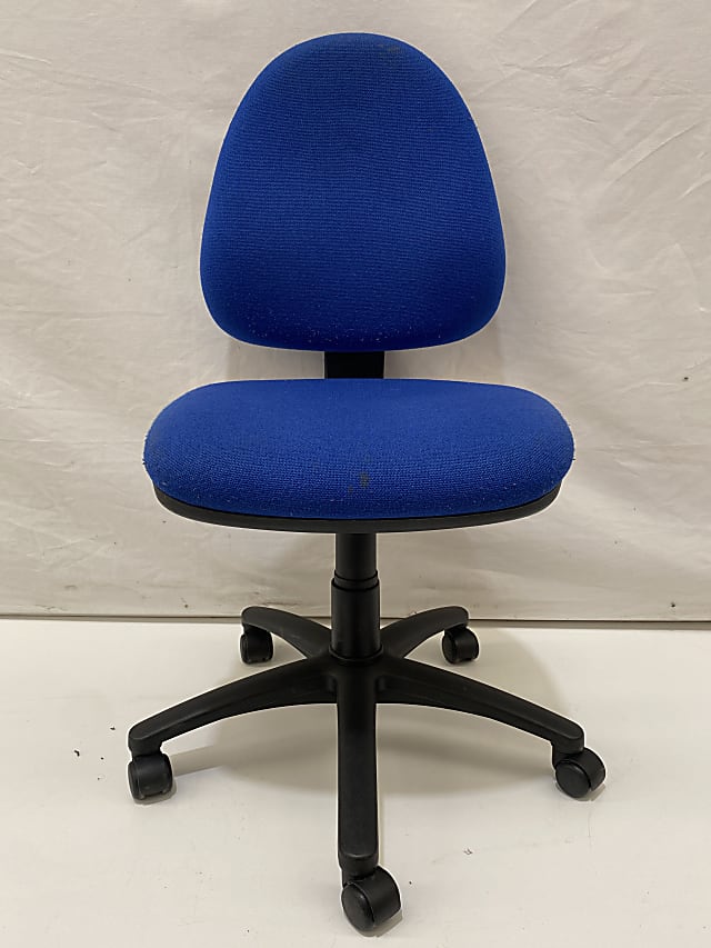 Blue operator chairs