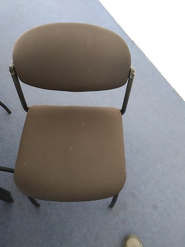 Grey meeting room chair