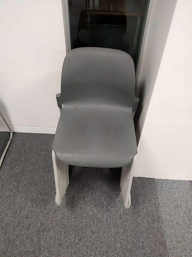 Grey Plastic chair (Available for delivery after July 8)