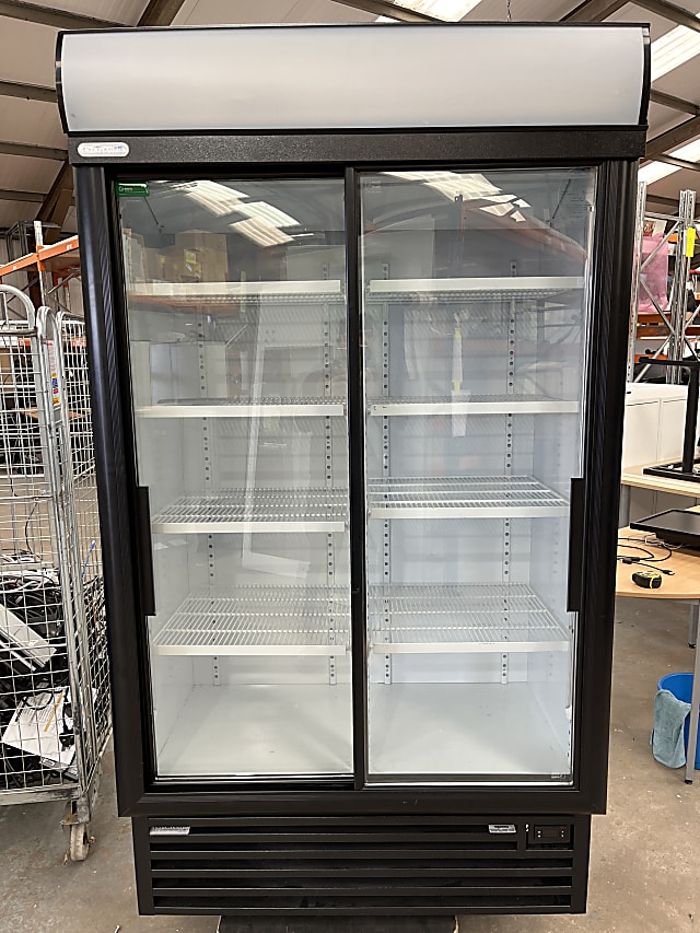 Staycold SD1140 Sliding Glass Door Fridge - tested working