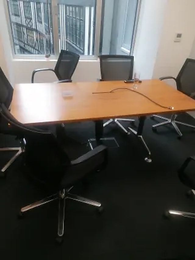 meeting room table (stock image)