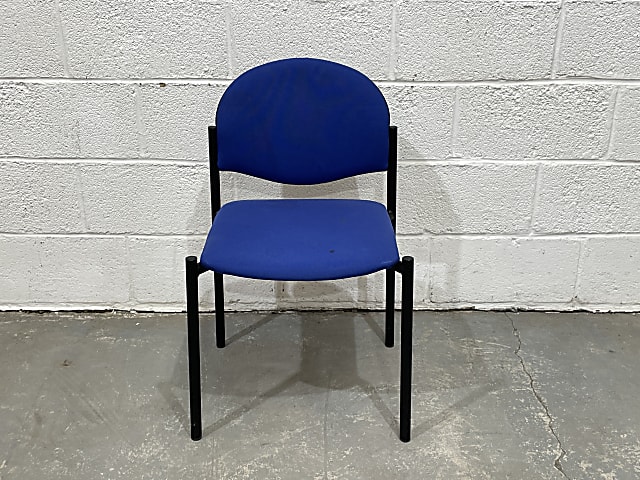 Blue/black meeting room chair