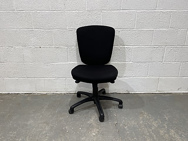 Black Rolling office operator Chair