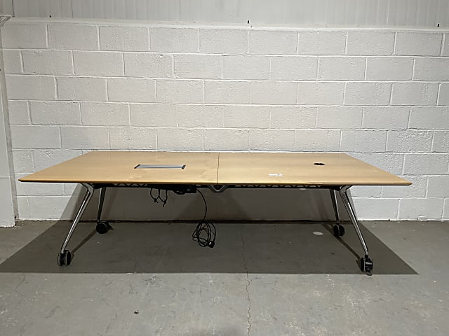 Folding Meeting Room Table on wheels