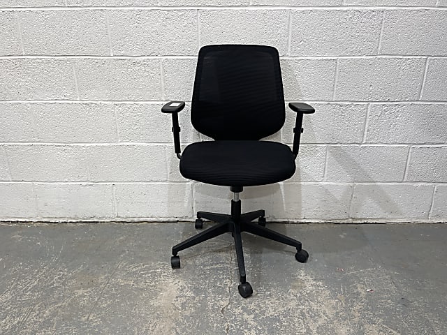 Black mesh chair