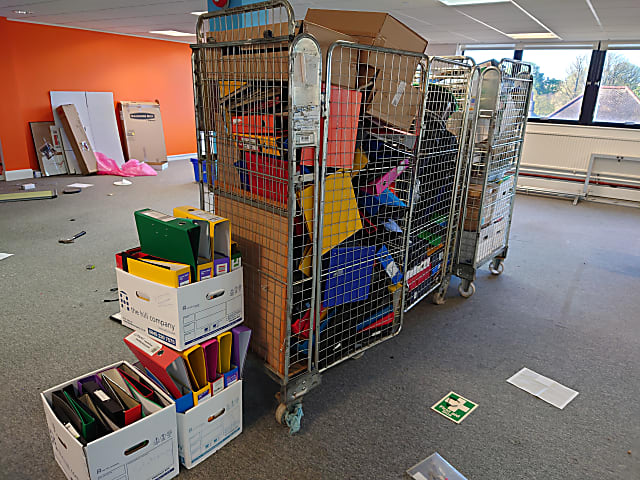 6 X cage worth of stationary