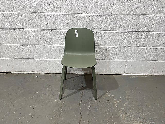 Green Muuto wooden chair