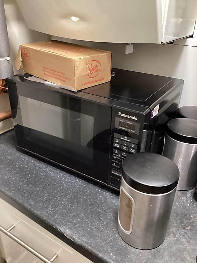 black microwave