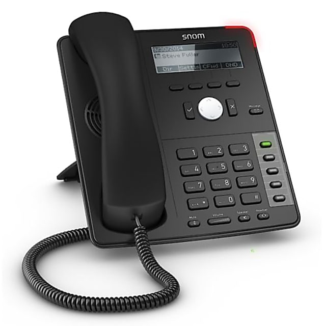 black ip phone D710