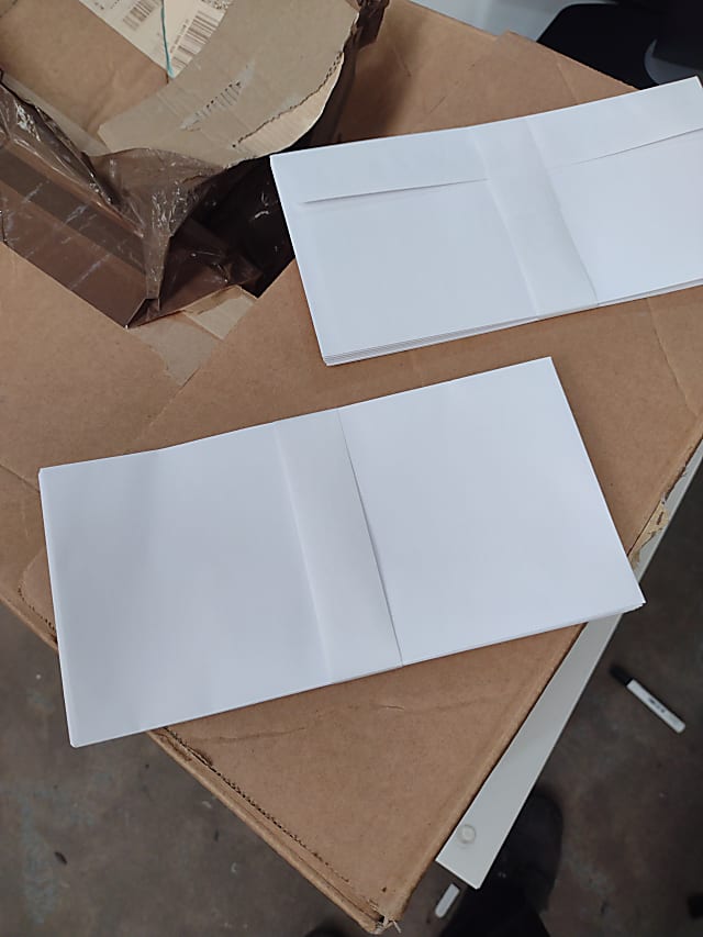 Envelopes in a box 