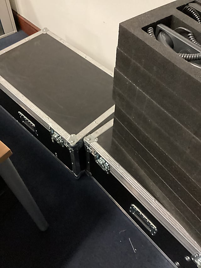 Black protective boxes