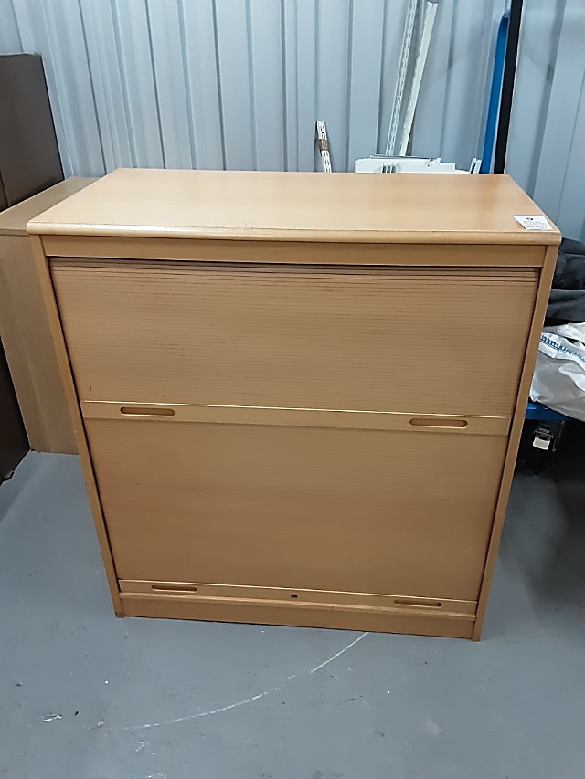 Wooden Cabinet with roller door