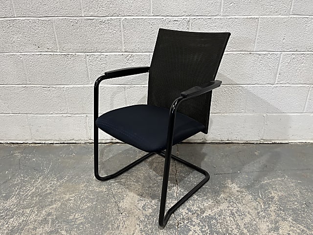 Haworth Comforto Meeting chair stackable mesh back
