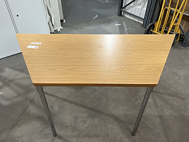 Hexagon desk straight legs