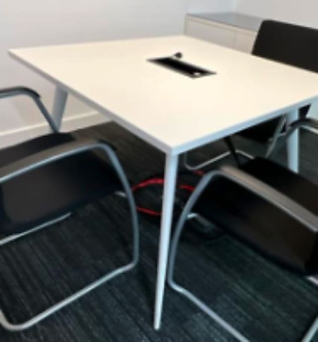 Square meeting room table