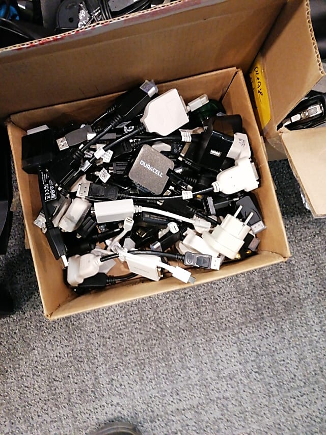 Box of IT equipment