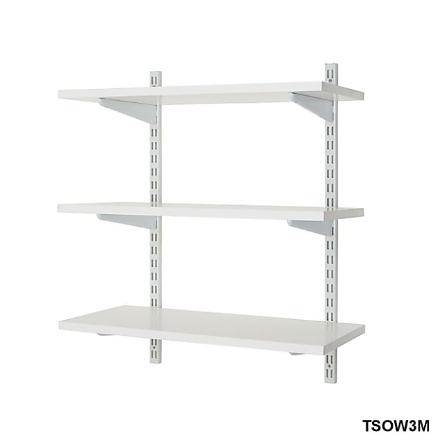 white and gray metal 4-layer rack