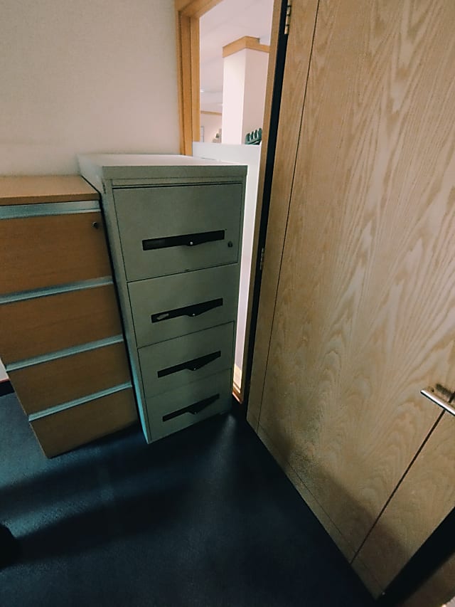 Fire proof filing cabinet